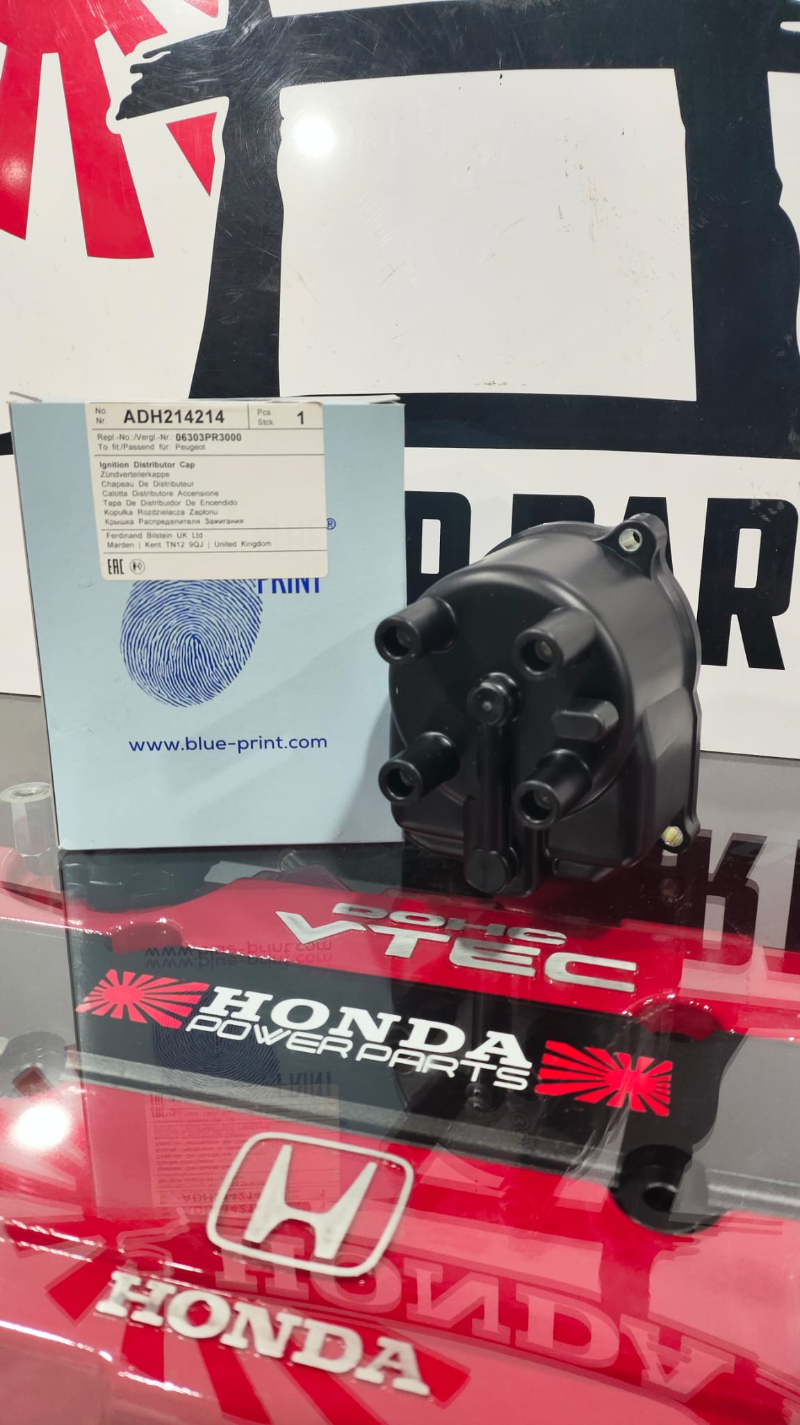 Tampa do distribuidor Blue Print D16a9 (Honda Civic/CRX/Concerto)