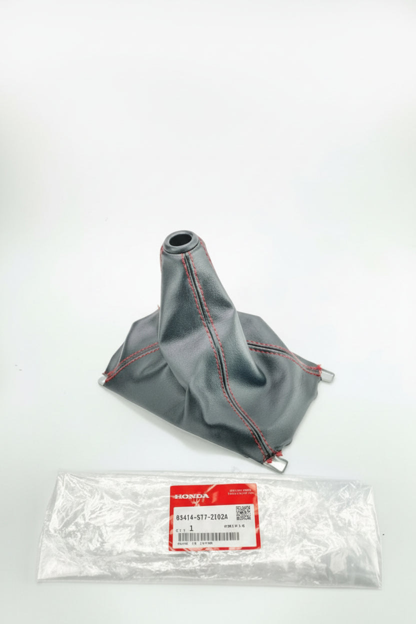 Fole Manete Velocidades Original Honda Type R com Costura Vermelha (para Civic 96-00 2/3/4 portas)
