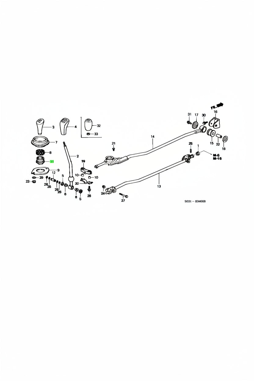Retentor de Pó da Alavanca de Velocidades OEM Honda
